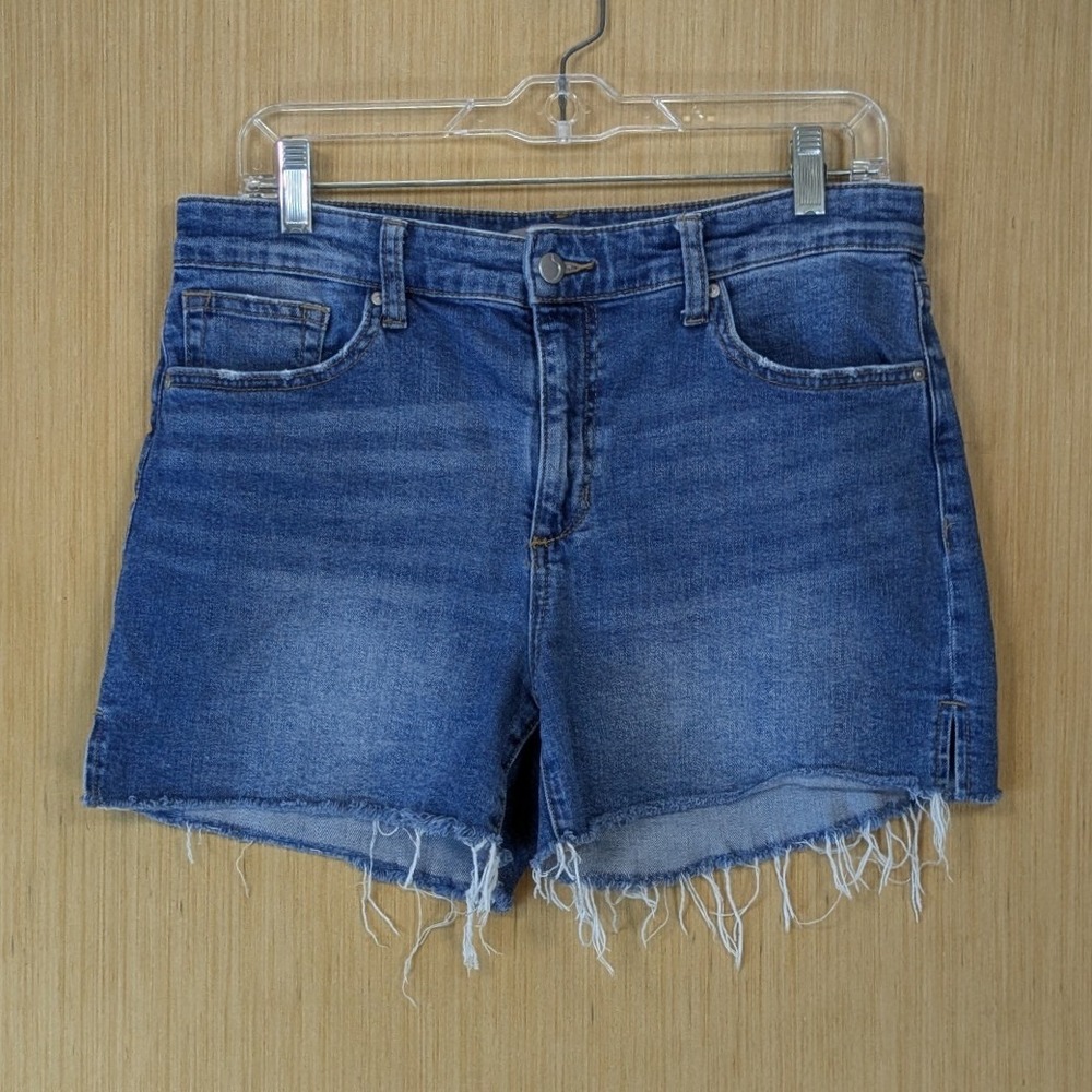 Joe's Jeans Women Atwater 4" Cutoff Denim Shorts Boho Concert Blue Frayed Hem 30
